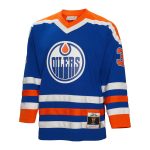 men8217s mitchell amp ness grant fuhr royal edmonton oilers 198687 blue line player jersey – Vancouver Canucks Jerseys and Headwear Collection