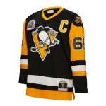 men8217s mitchell amp ness mario lemieux black pittsburgh penguins captain patch 199192 blue line player jersey – Vancouver Canucks Jerseys and Headwear Collection