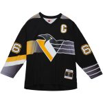 men8217s mitchell amp ness mario lemieux black pittsburgh penguins captain8217s patch 199697 blue line player jersey – Vancouver Canucks Jerseys and Headwear Collection