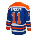 men8217s mitchell amp ness mark messier royal edmonton oilers alternate captain patch 198687 blue line player jersey – Vancouver Canucks Jerseys and Headwear Collection