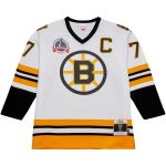 men8217s mitchell amp ness ray bourque white boston bruins captain patch 198990 blue line player jersey – Vancouver Canucks Jerseys and Headwear Collection