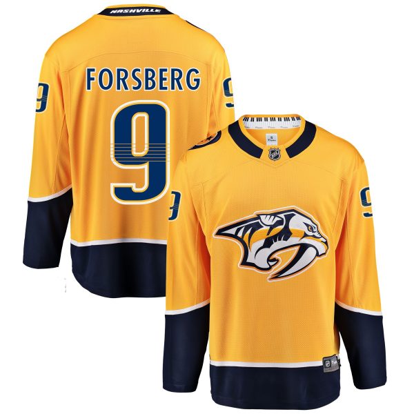 nashville predators fanatics home breakaway jersey – filip forsberg – mens – Vancouver Canucks Jerseys and Headwear Collection