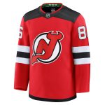 new jersey devils fanatics branded home premium jersey – red – jack hughes – mens – Vancouver Canucks Jerseys and Headwear Collection