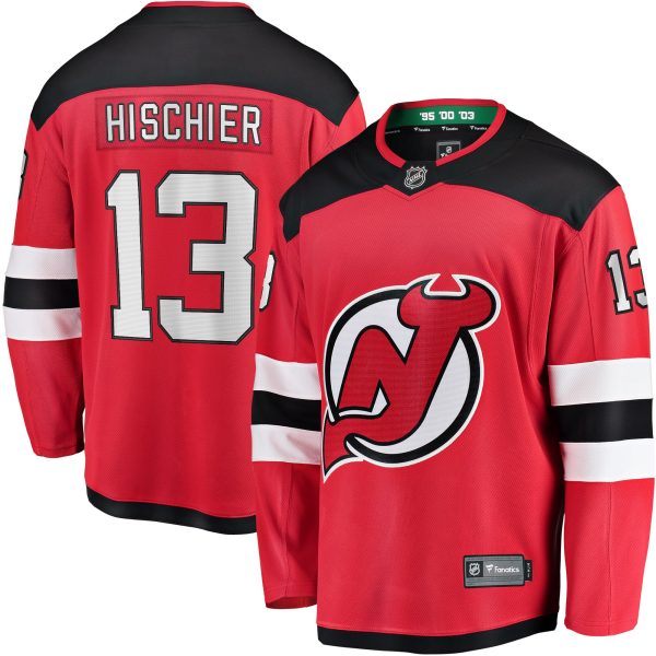 new jersey devils fanatics home breakaway jersey – nico hischier – mens – Vancouver Canucks Jerseys and Headwear Collection