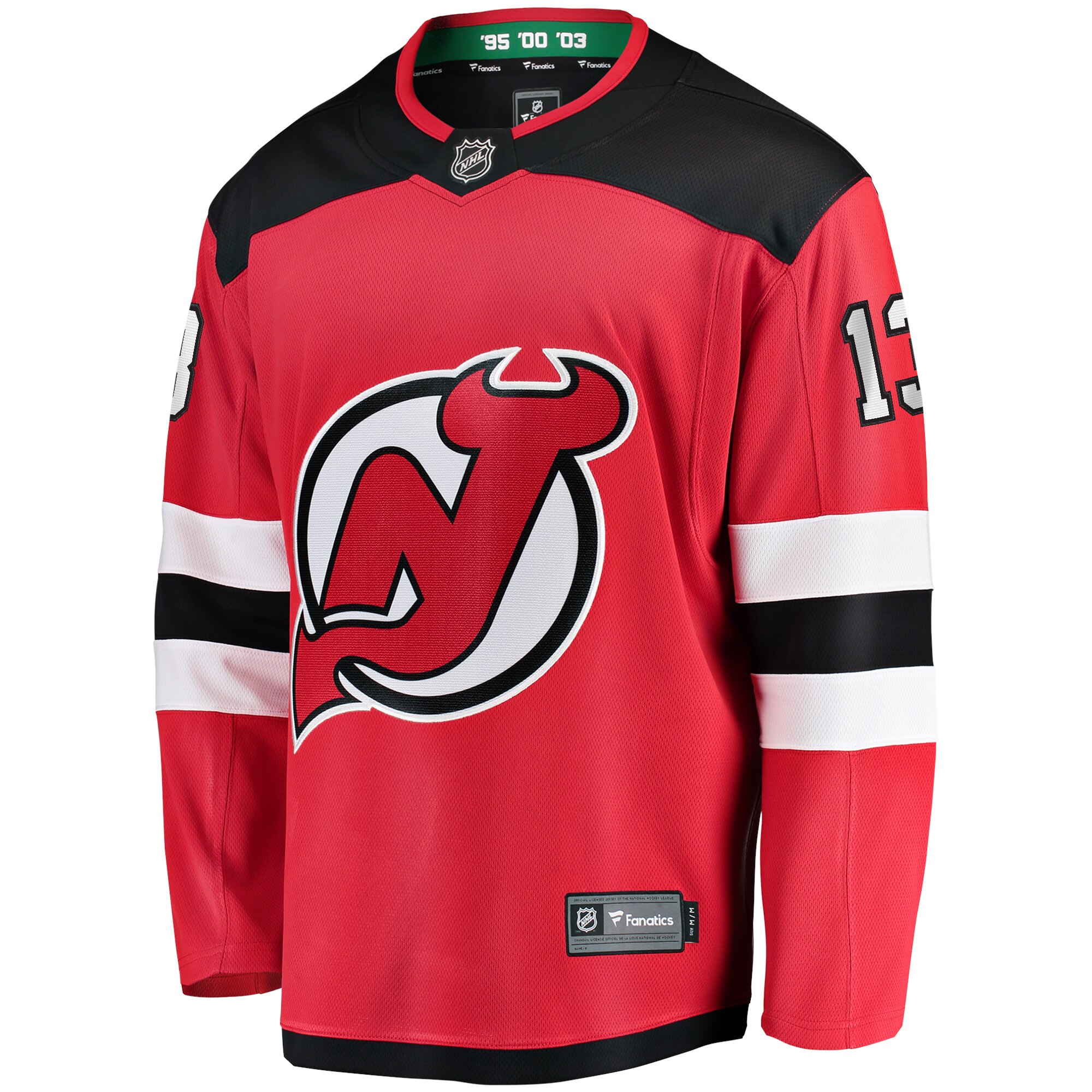 new jersey devils fanatics home breakaway jersey – nico hischier – mens – Vancouver Canucks Jerseys and Headwear Collection