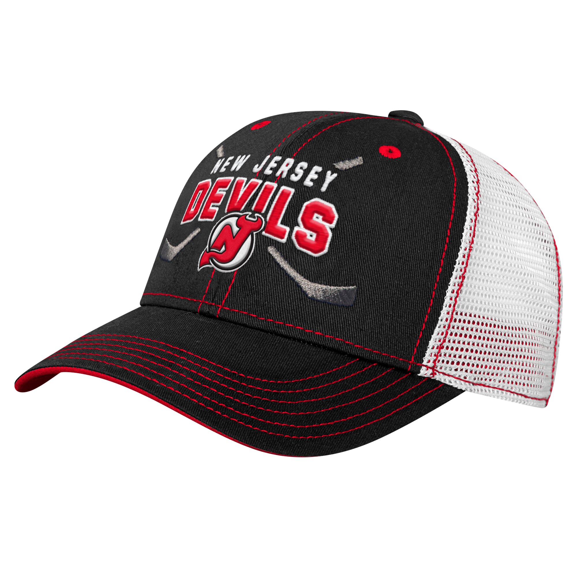 new jersey devils lock up mesh adjustable cap – youth – Vancouver Canucks Jerseys and Headwear Collection