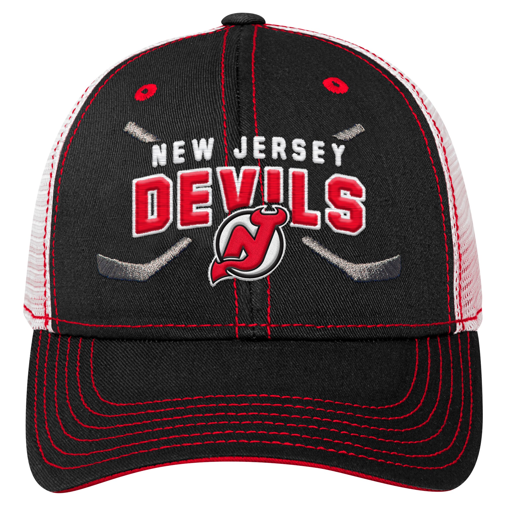 new jersey devils lock up mesh adjustable cap – youth – Vancouver Canucks Jerseys and Headwear Collection