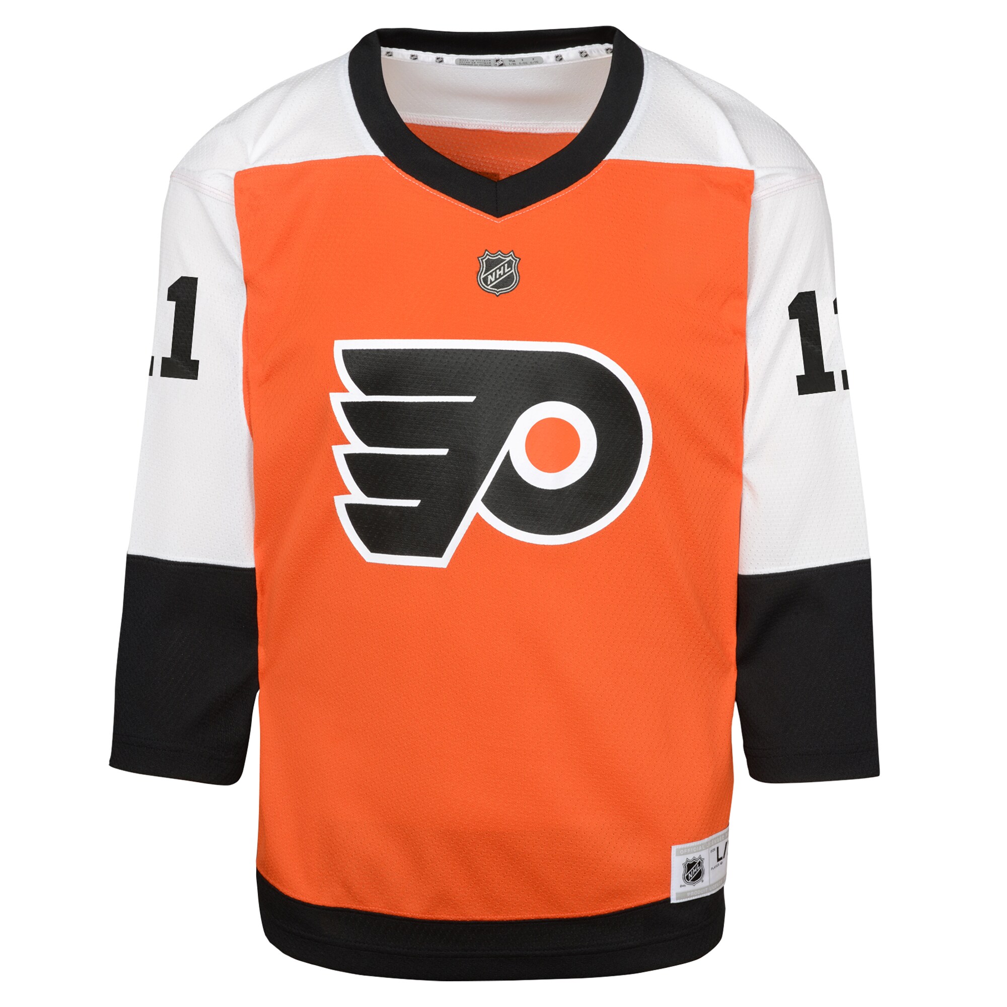 philadelphia flyers replica home jersey – orange – travis konecny – youth – Vancouver Canucks Jerseys and Headwear Collection