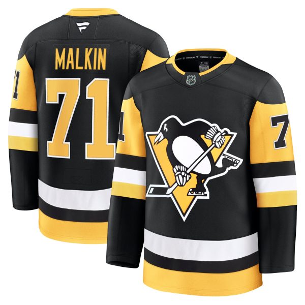 pittsburgh penguins fanatics branded home premium jersey – black – evgeni malkin – mens – Vancouver Canucks Jerseys and Headwear Collection