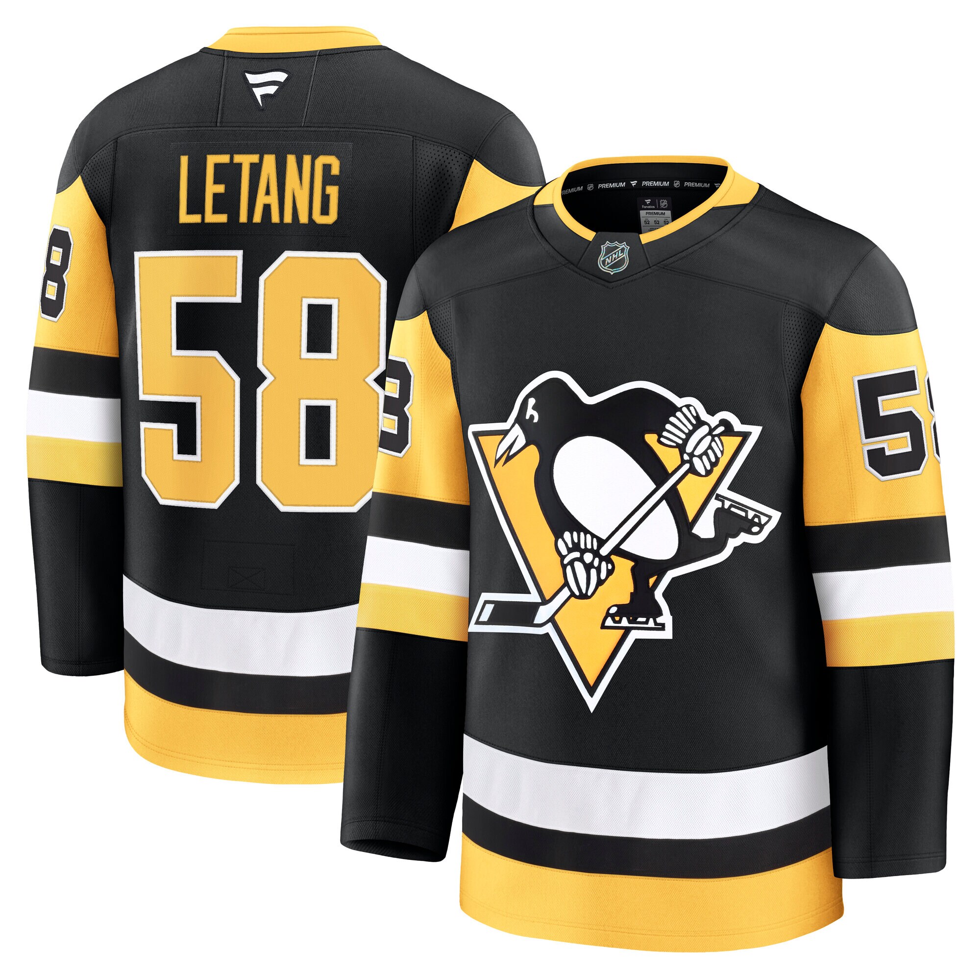 pittsburgh penguins fanatics branded home premium jersey – black – kris letang – mens – Vancouver Canucks Jerseys and Headwear Collection