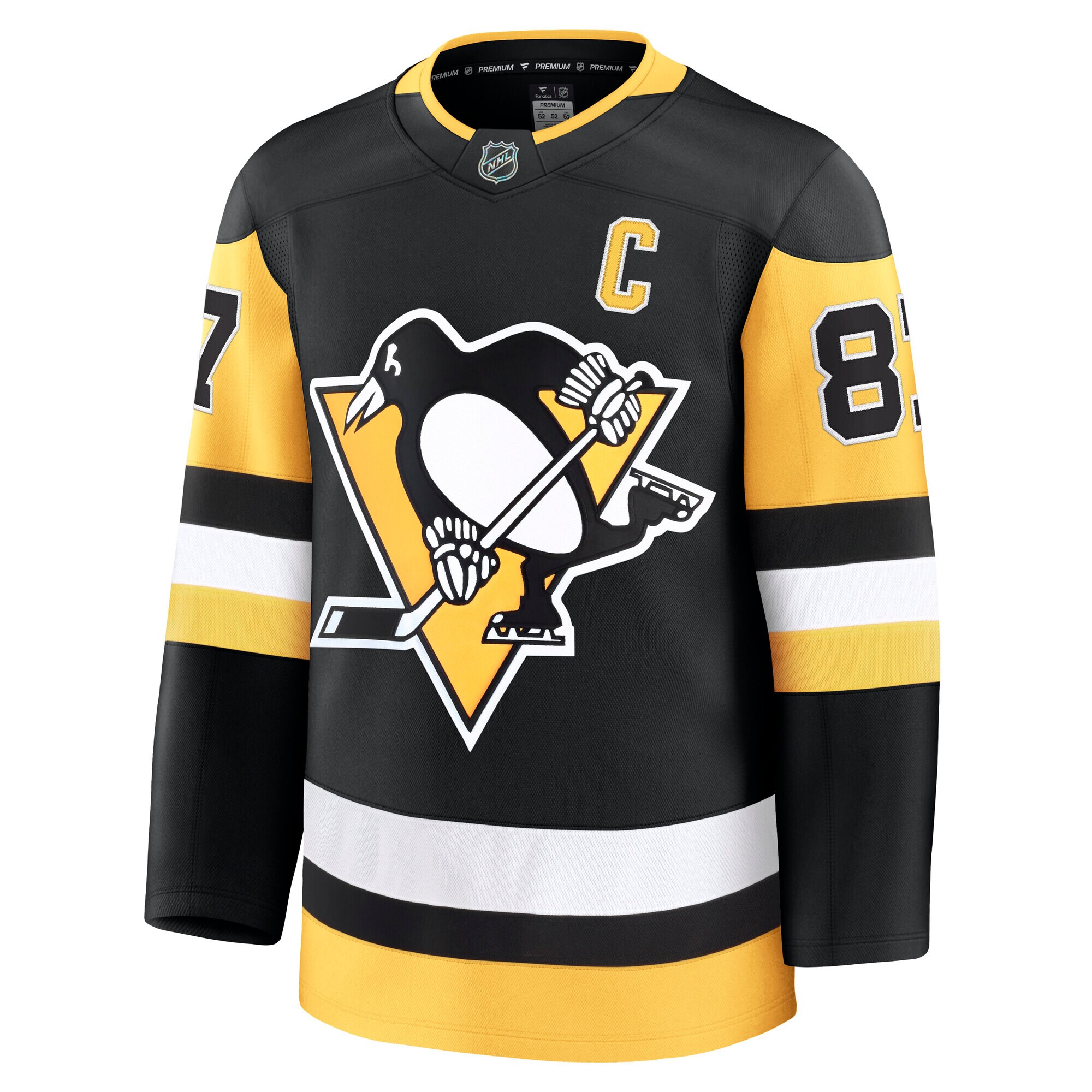 pittsburgh penguins fanatics branded home premium jersey – black – sidney crosby – mens – Vancouver Canucks Jerseys and Headwear Collection