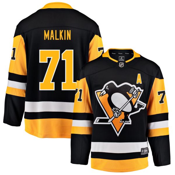 pittsburgh penguins fanatics home breakaway jersey – evgeni malkin – mens – Vancouver Canucks Jerseys and Headwear Collection