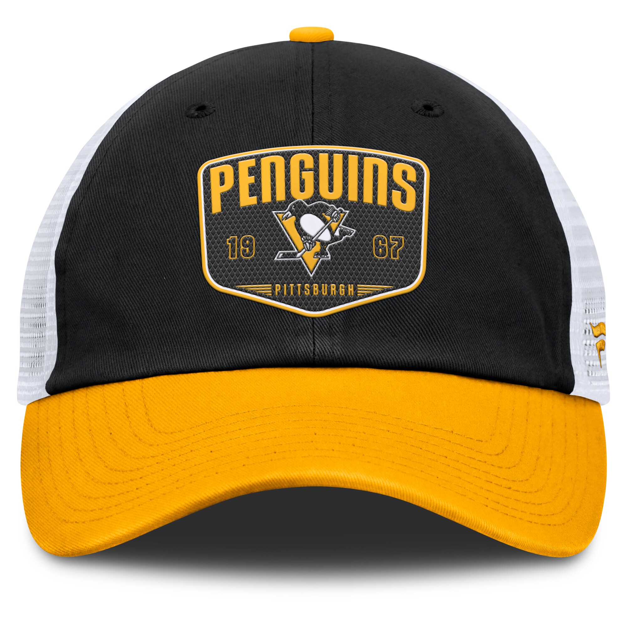 pittsburgh penguins structured adjustable meshback cap – unisex – Vancouver Canucks Jerseys and Headwear Collection