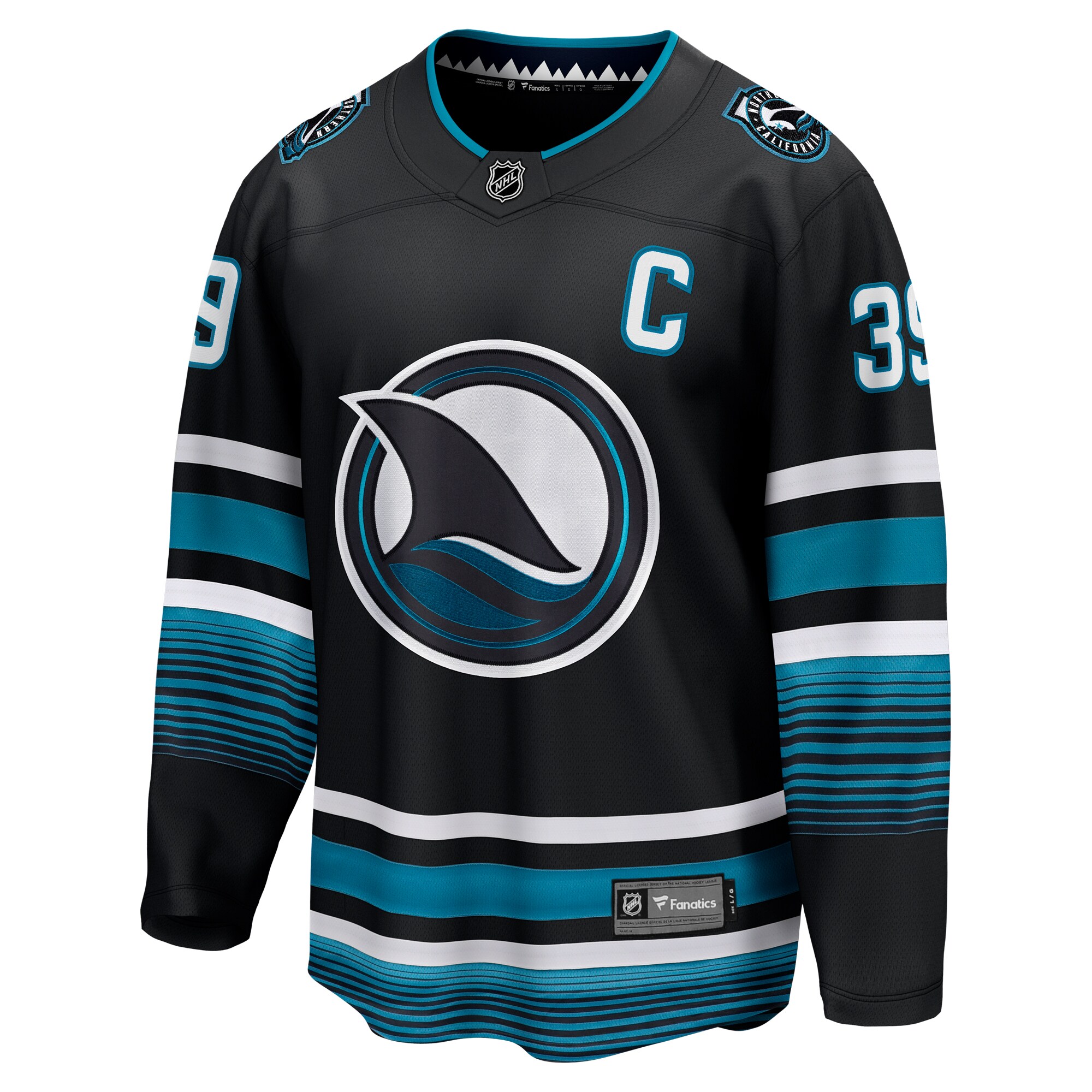 san jose sharks fanatics replica alternate breakaway jersey – black – logan couture – mens – Vancouver Canucks Jerseys and Headwear Collection