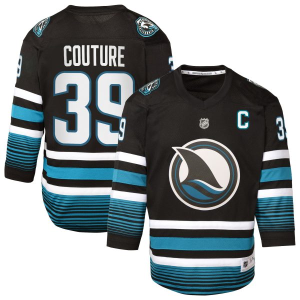 san jose sharks fanatics replica alternate breakaway jersey – black – logan couture – youth – Vancouver Canucks Jerseys and Headwear Collection