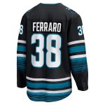 san jose sharks fanatics replica alternate breakaway jersey – black – mario ferraro – mens – Vancouver Canucks Jerseys and Headwear Collection