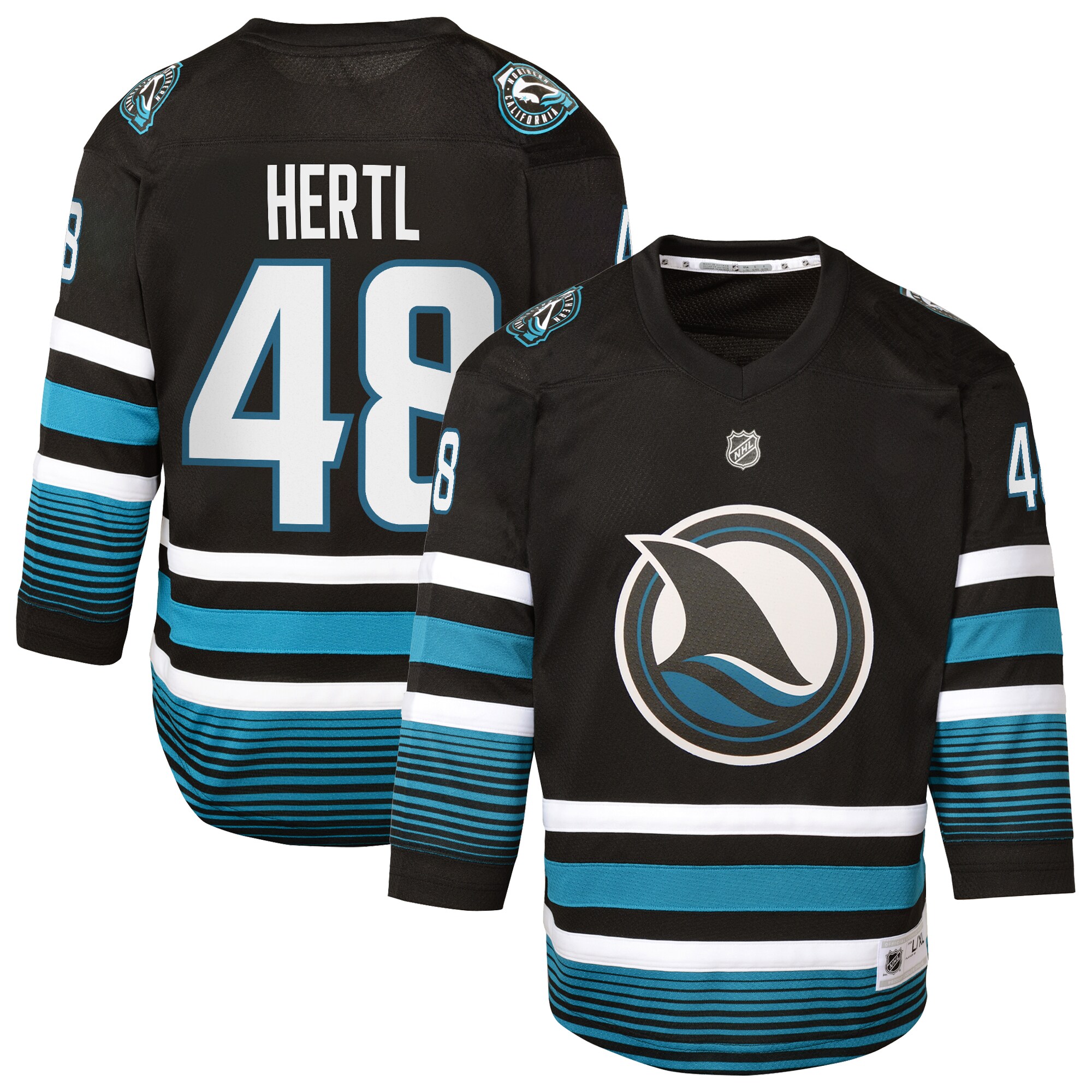 san jose sharks fanatics replica alternate breakaway jersey – black – tomas hertl – youth – Vancouver Canucks Jerseys and Headwear Collection