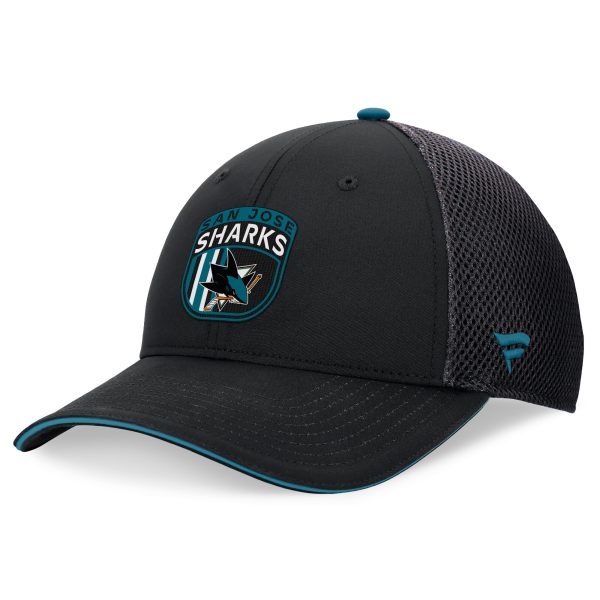 san jose sharks pro draft structured trucker cap – unisex – Vancouver Canucks Jerseys and Headwear Collection