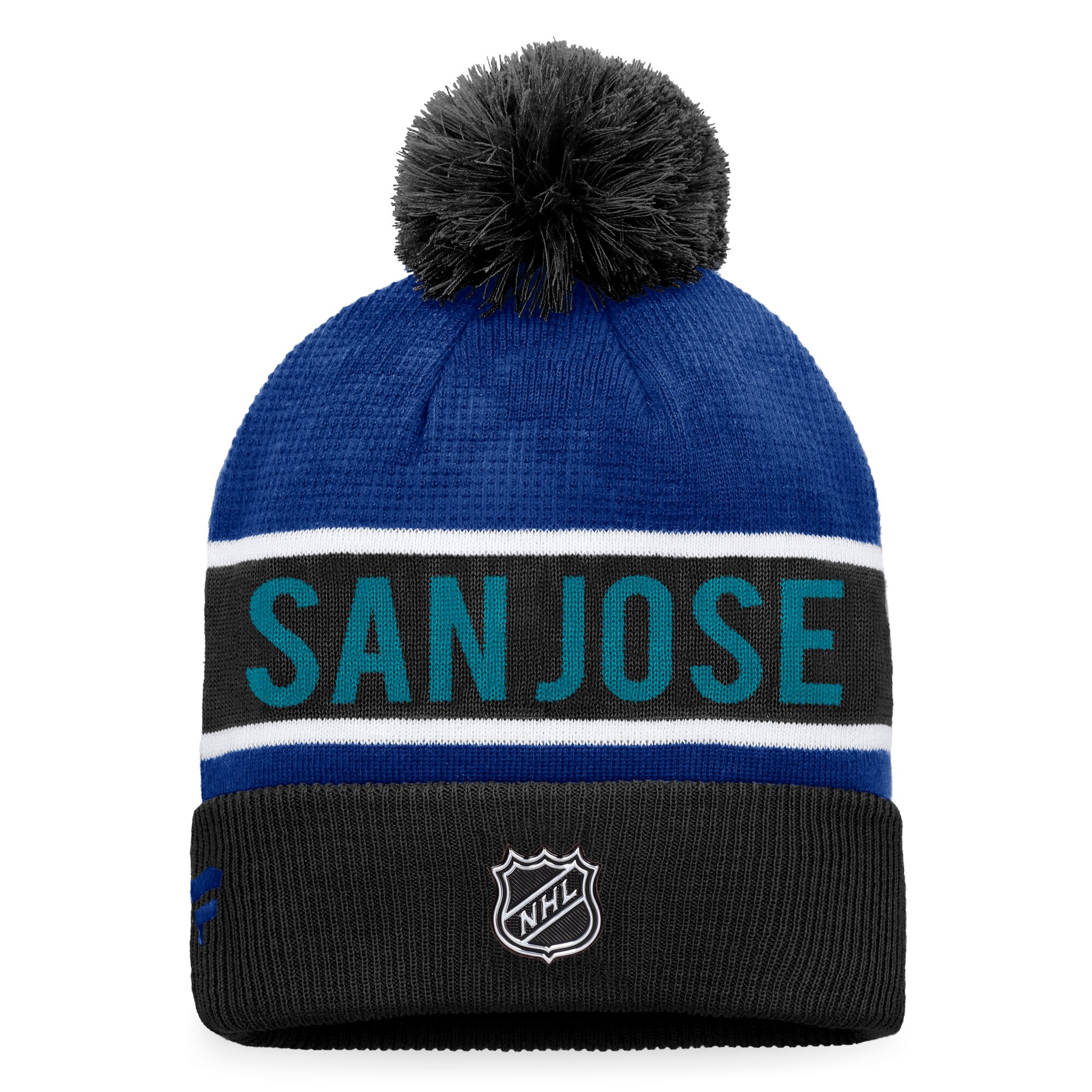 san jose sharks pro game amp train cuffed pom knit – mens – Vancouver Canucks Jerseys and Headwear Collection