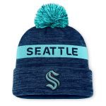 seattle kraken authentic pro rink beanie cuff with pom – Vancouver Canucks Jerseys and Headwear Collection