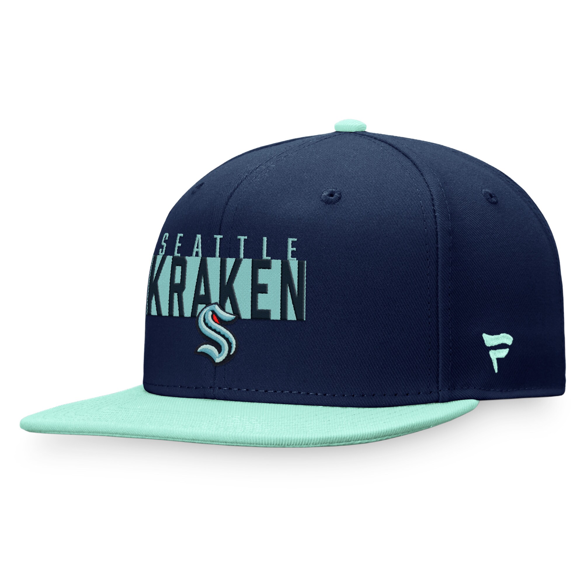 seattle kraken fundamental colour blocked snapback – mens – Vancouver Canucks Jerseys and Headwear Collection