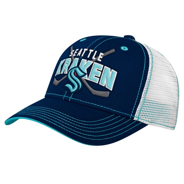 seattle kraken lock up mesh adjustable cap – youth – Vancouver Canucks Jerseys and Headwear Collection