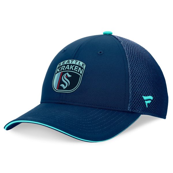 seattle kraken pro draft structured trucker cap – unisex – Vancouver Canucks Jerseys and Headwear Collection