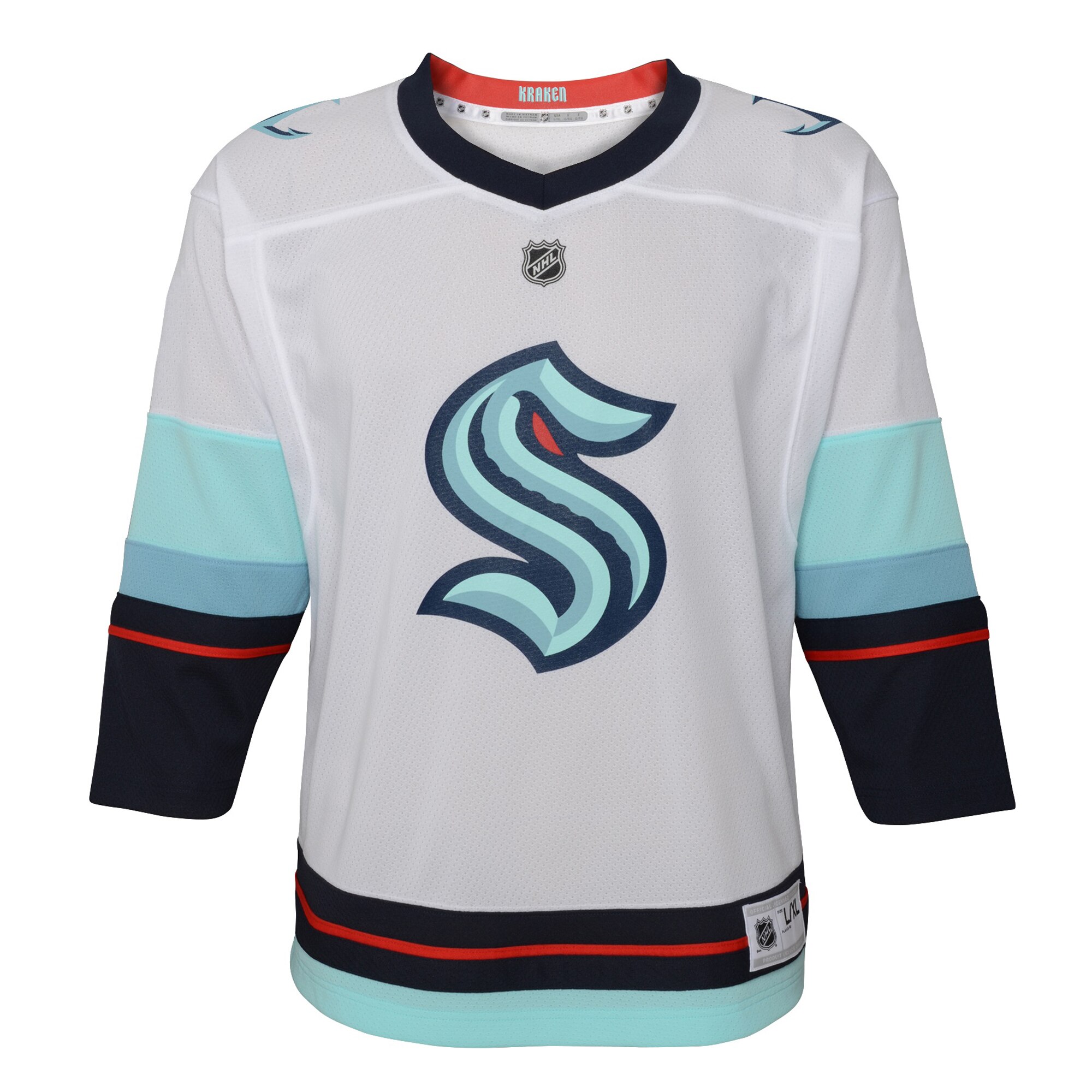 seattle kraken replica away jersey – youth – Vancouver Canucks Jerseys and Headwear Collection