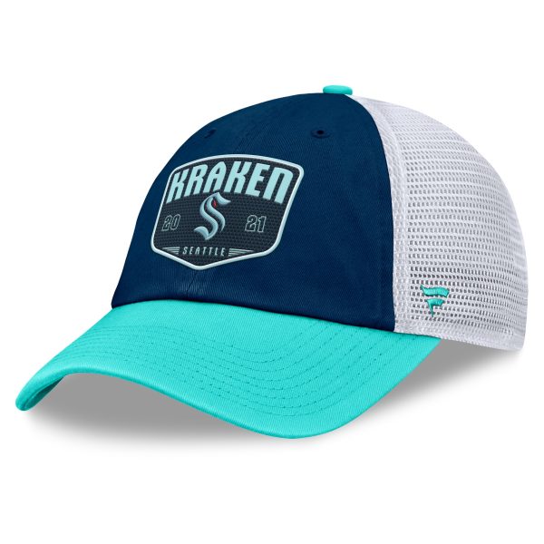 seattle kraken structured adjustable meshback cap – unisex – Vancouver Canucks Jerseys and Headwear Collection