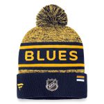 st. louis blues pro rink heathered cuffed pom knit – unisex – Vancouver Canucks Jerseys and Headwear Collection