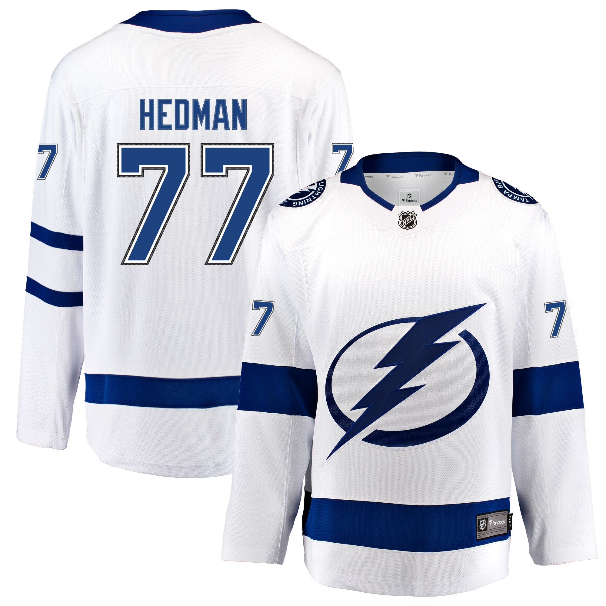 tampa bay lightning fanatics away breakaway jersey – victor hedman – mens – Vancouver Canucks Jerseys and Headwear Collection