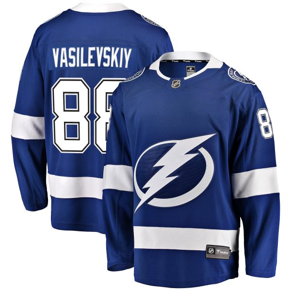 tampa bay lightning fanatics home breakaway jersey – andrei vasilevskiy – mens – Vancouver Canucks Jerseys and Headwear Collection
