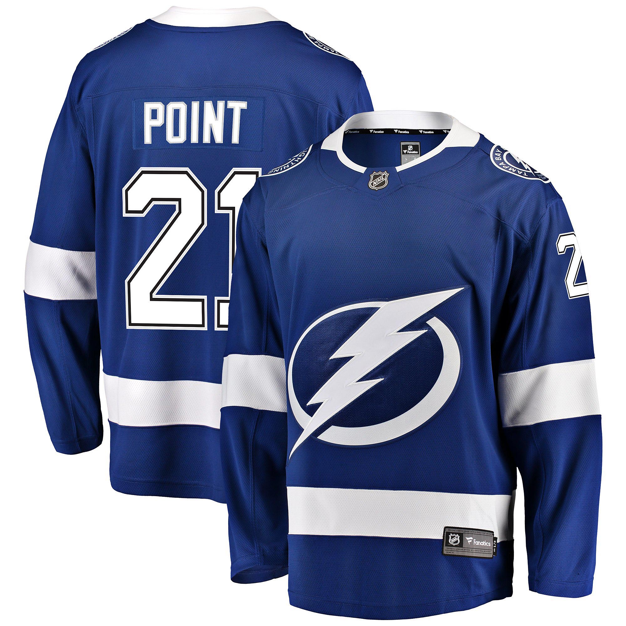 tampa bay lightning fanatics home breakaway jersey – brayden point – mens – Vancouver Canucks Jerseys and Headwear Collection