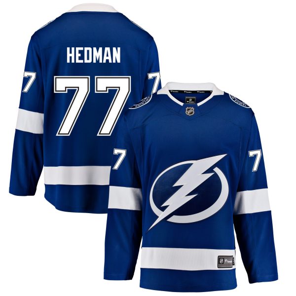 tampa bay lightning fanatics home breakaway jersey – victor hedman – mens – Vancouver Canucks Jerseys and Headwear Collection