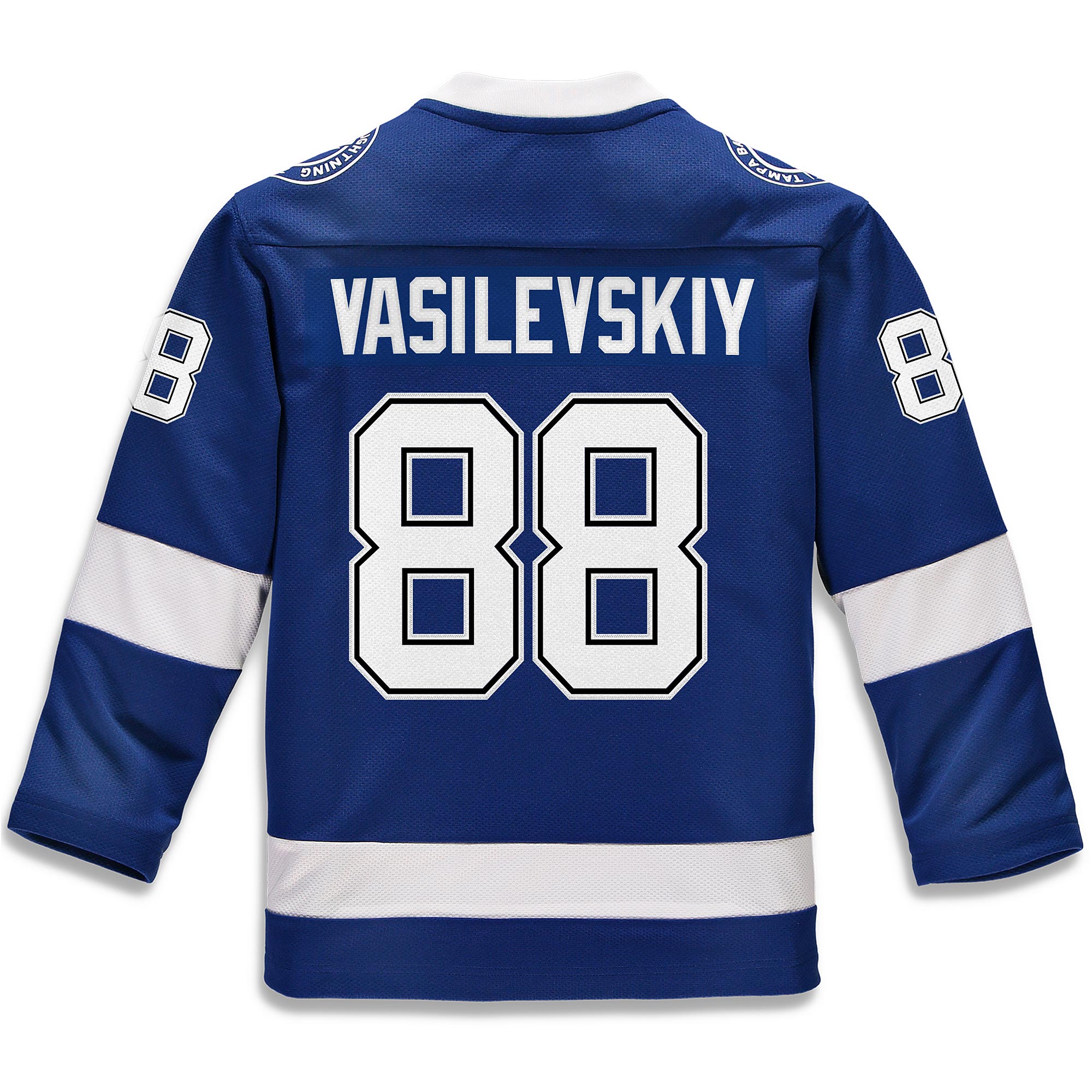 tampa bay lightning replica home jersey – andrei vasilevskiy – youth – Vancouver Canucks Jerseys and Headwear Collection