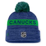 vancouver canucks authentic pro rink beanie cuff with pom – Vancouver Canucks Jerseys and Headwear Collection