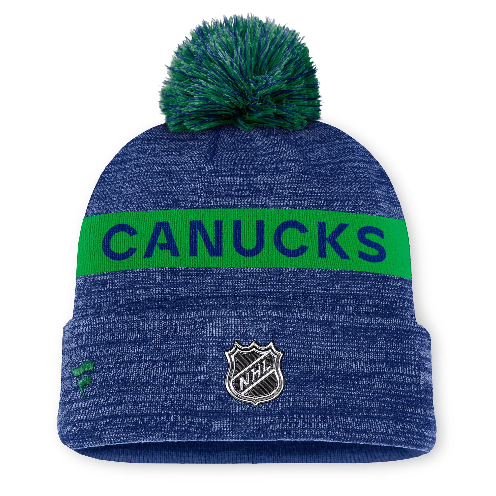 vancouver canucks authentic pro rink beanie cuff with pom – Vancouver Canucks Jerseys and Headwear Collection