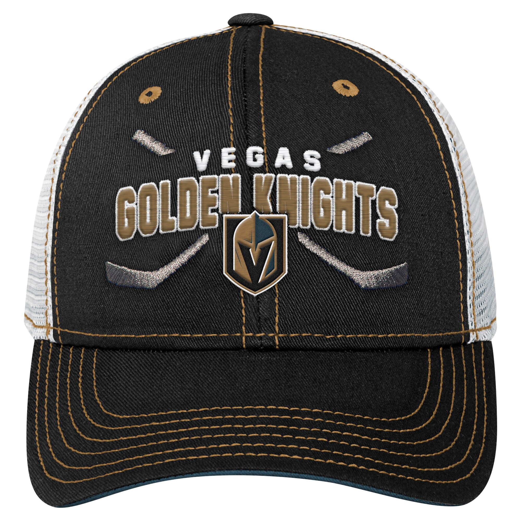 vegas golden knights lock up mesh adjustable cap – youth – Vancouver Canucks Jerseys and Headwear Collection