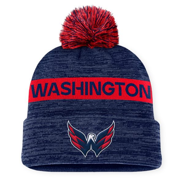 washington capitals authentic pro rink beanie cuff with pom – Vancouver Canucks Jerseys and Headwear Collection