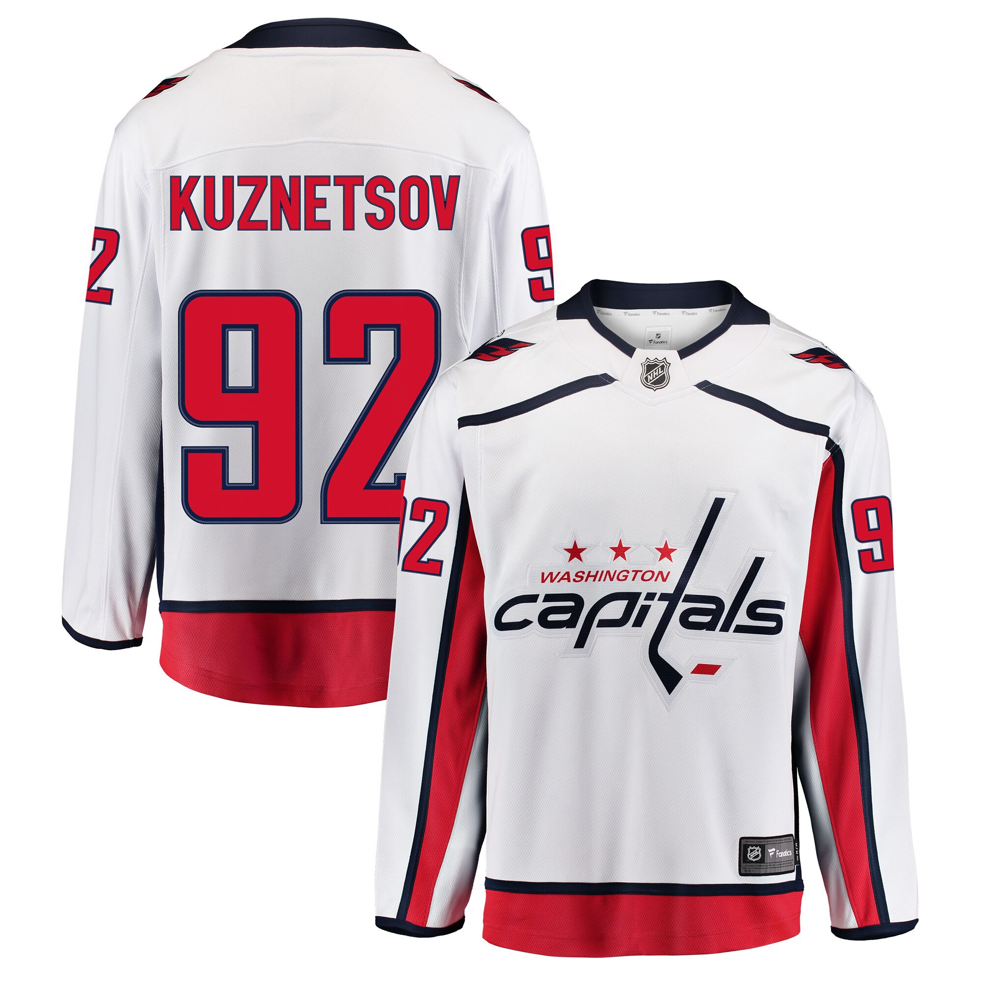 washington capitals fanatics away breakaway jersey – evgeny kuznetsov – mens – Vancouver Canucks Jerseys and Headwear Collection