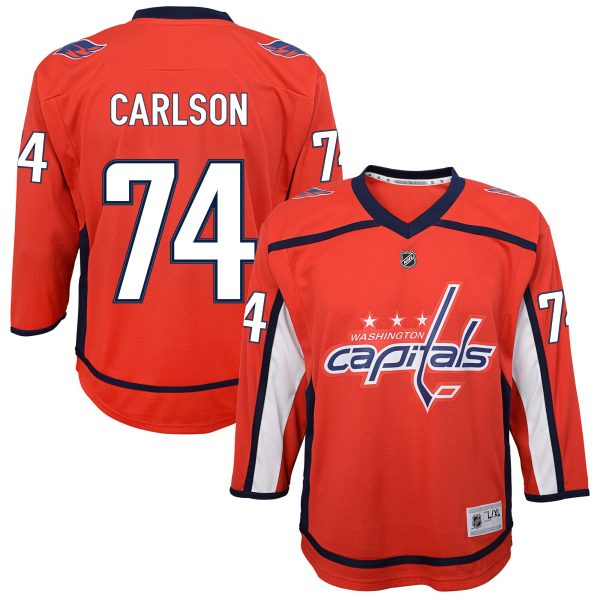 washington capitals replica home jersey – john carlson – youth – Vancouver Canucks Jerseys and Headwear Collection
