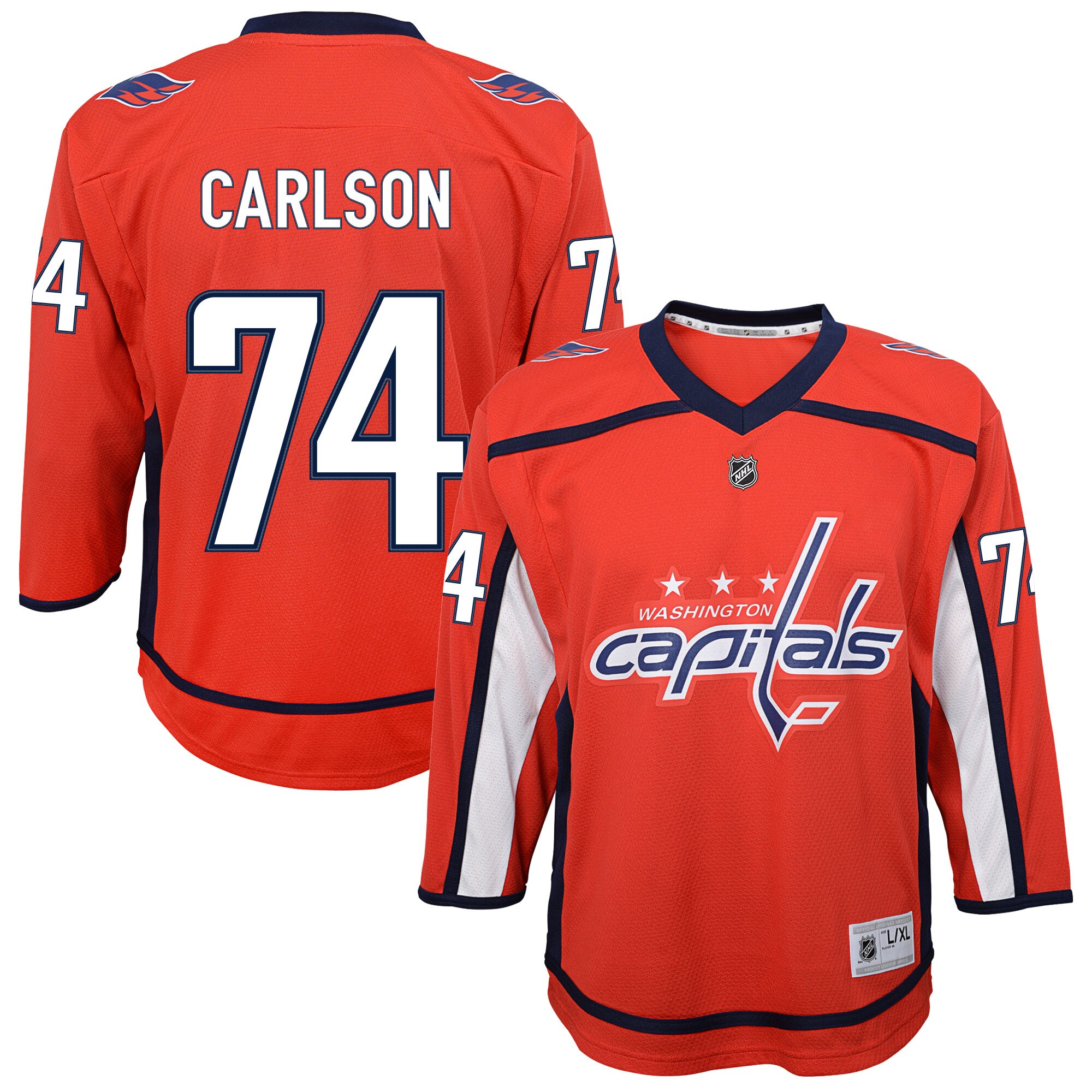 washington capitals replica home jersey – john carlson – youth – Vancouver Canucks Jerseys and Headwear Collection