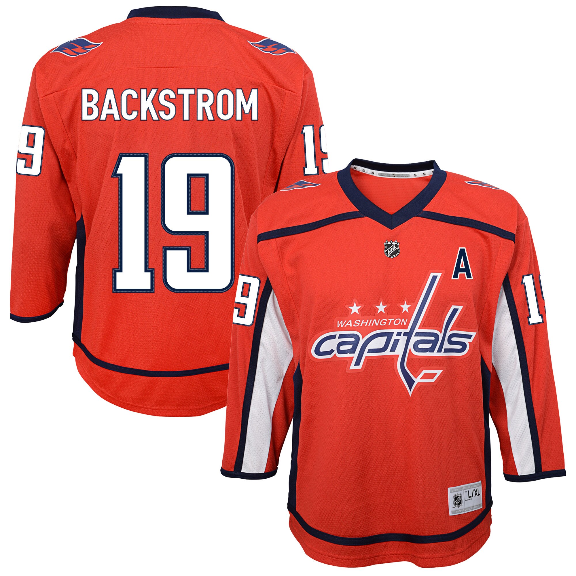 washington capitals replica home jersey – nicklas backstrom – youth – Vancouver Canucks Jerseys and Headwear Collection
