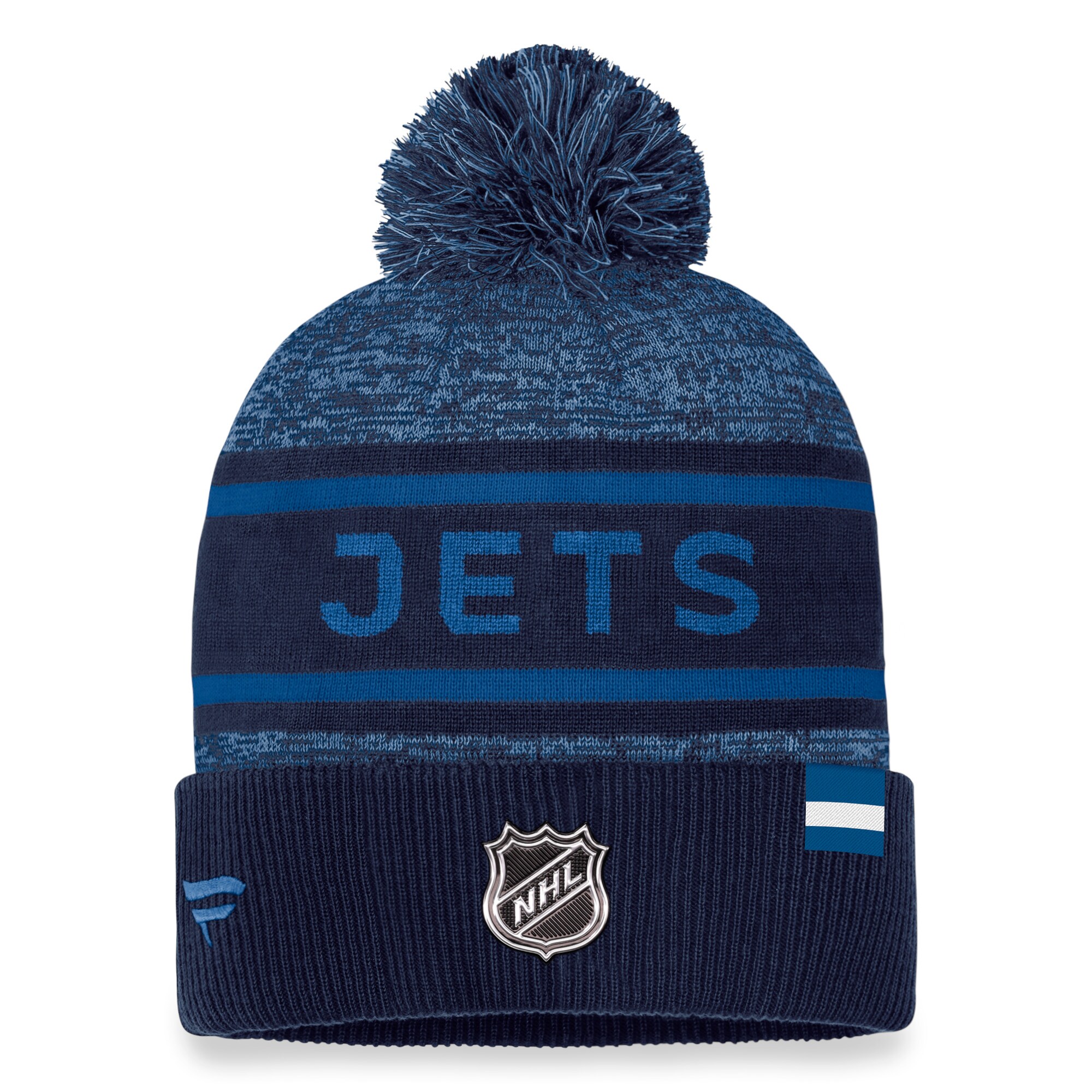 winnipeg jets pro rink heathered cuffed pom knit – unisex – Vancouver Canucks Jerseys and Headwear Collection