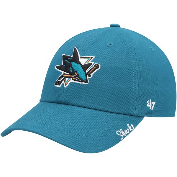 women8217s 821747 teal san jose sharks team miata clean up adjustable hat – Vancouver Canucks Jerseys and Headwear Collection