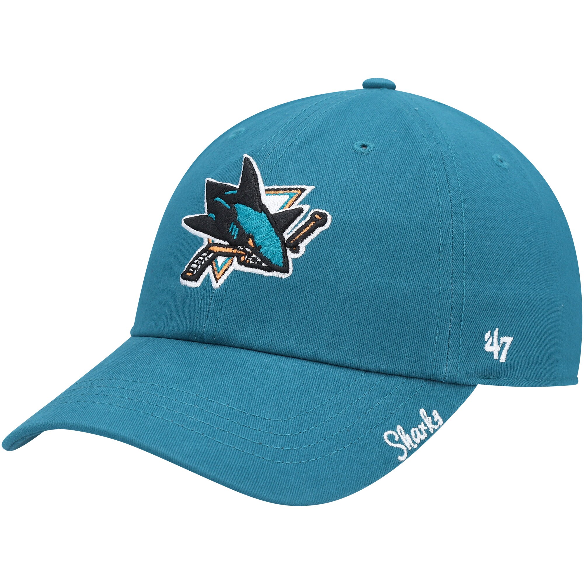 women8217s 821747 teal san jose sharks team miata clean up adjustable hat – Vancouver Canucks Jerseys and Headwear Collection