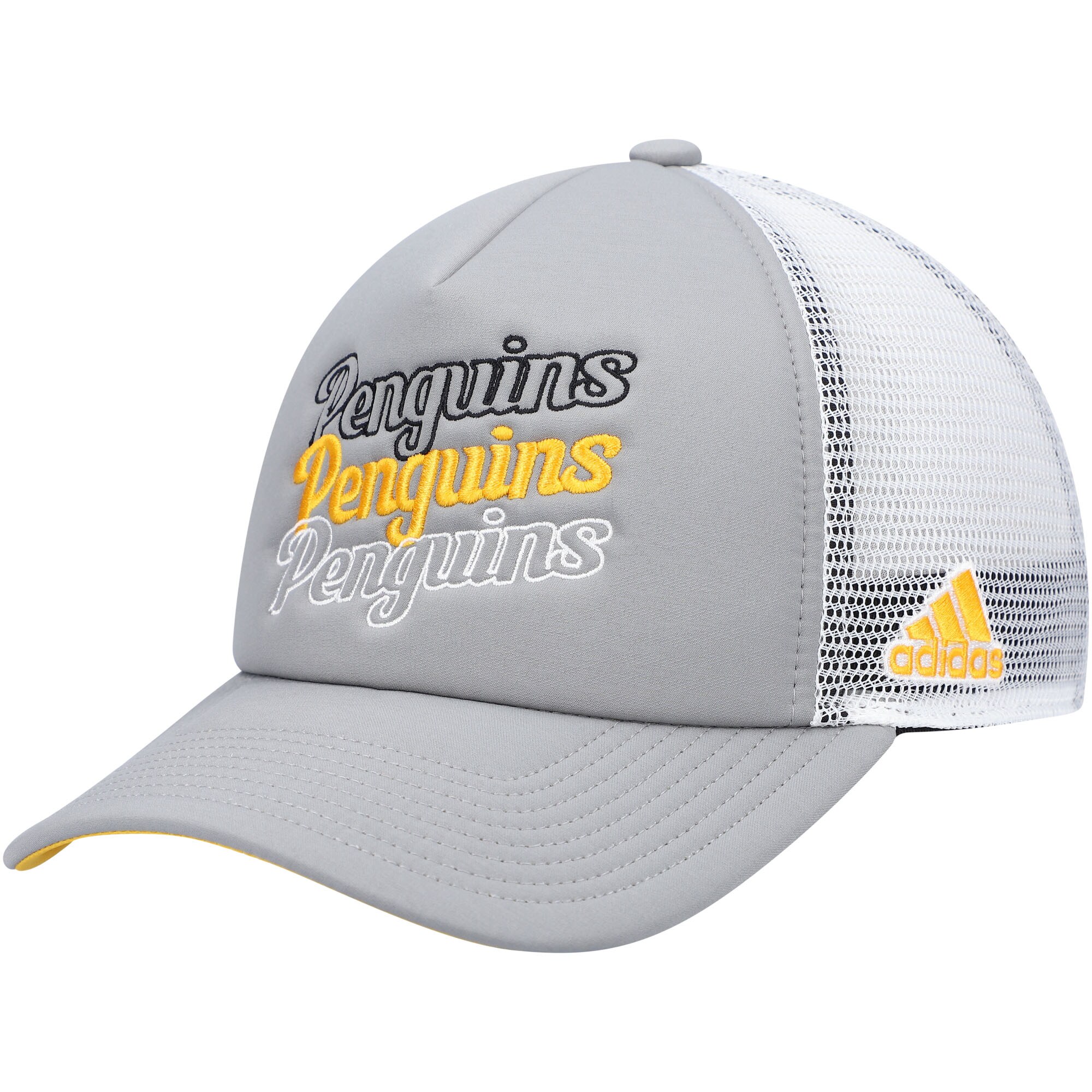 women8217s adidas graywhite pittsburgh penguins foam trucker snapback hat – Vancouver Canucks Jerseys and Headwear Collection