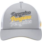 women8217s adidas graywhite pittsburgh penguins foam trucker snapback hat – Vancouver Canucks Jerseys and Headwear Collection