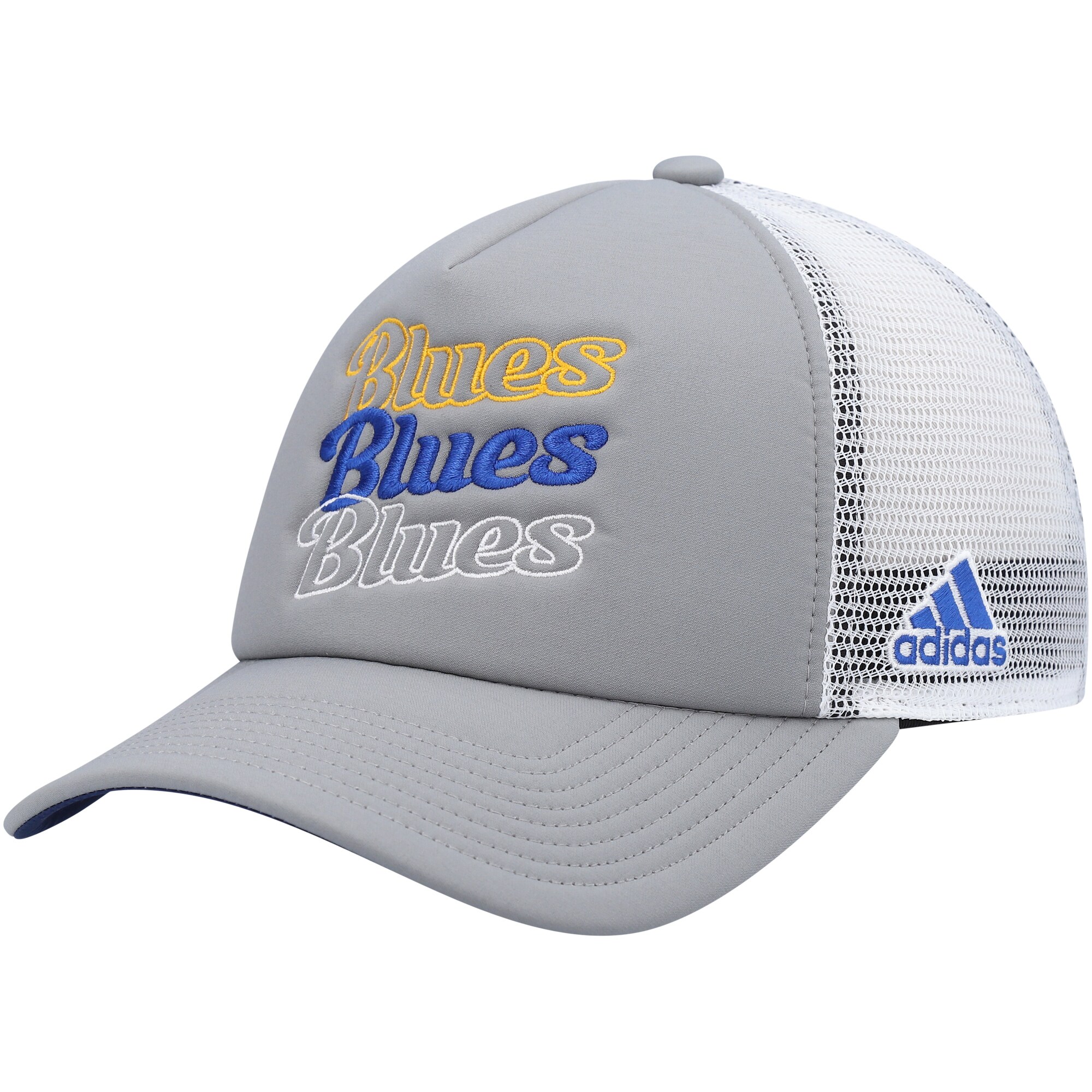 women8217s adidas graywhite st. louis blues foam trucker snapback hat – Vancouver Canucks Jerseys and Headwear Collection