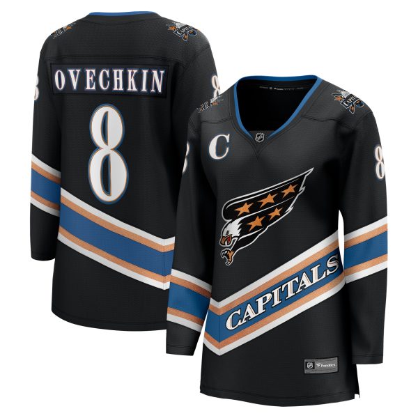 women8217s fanatics alexander ovechkin black washington capitals alternate 50th anniversary premier breakaway player jersey – Vancouver Canucks Jerseys and Headwear Collection